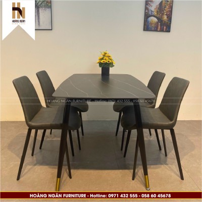Bộ bàn ăn nhập khẩu 4 ghế cao cấp HN-03