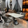 Bộ bàn ăn mặt đá 4 ghế HN08