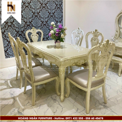 Bàn ăn tân cổ điển HN14