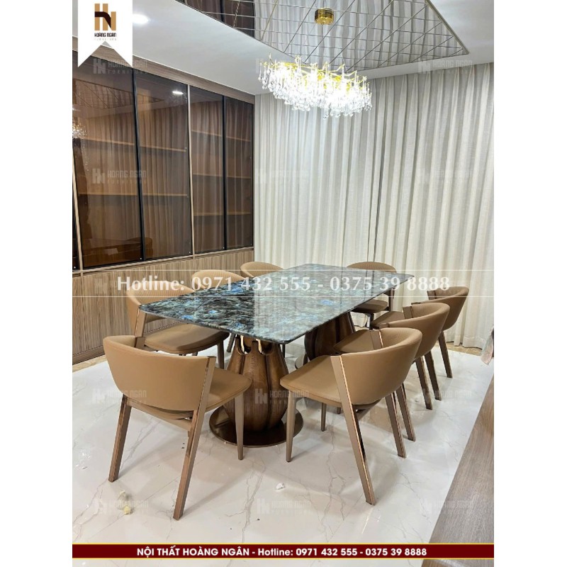 Bộ bàn ăn 8 ghế HN03