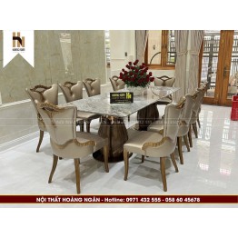 Bộ bàn ăn 8 ghế HN04