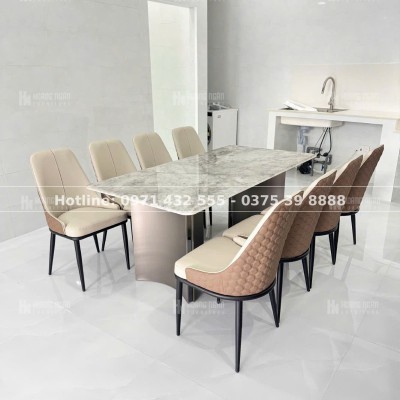 Bộ bàn ăn 8 ghế HN05