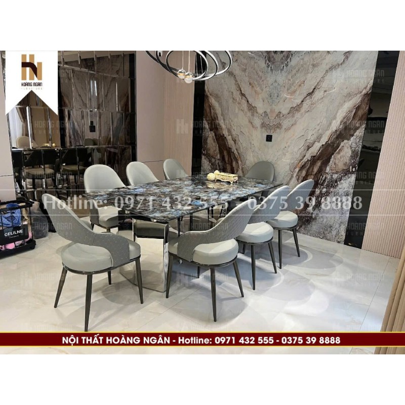 Bộ bàn ăn 8 ghế HN20