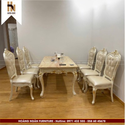Bàn ăn tân cổ điển HN04