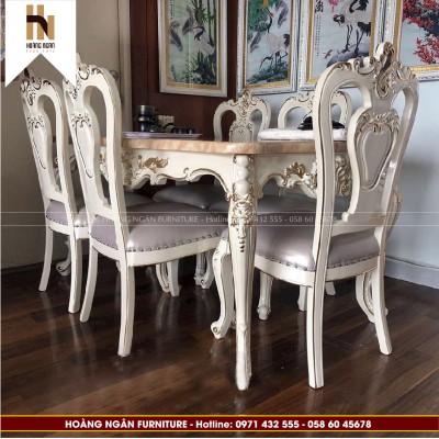 Bàn ăn tân cổ điển HN07