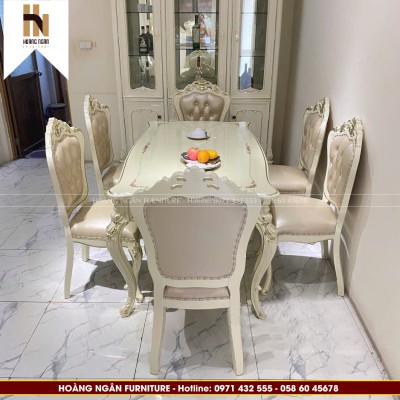 Bàn ăn tân cổ điển HN09