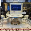 Bộ bàn ăn tròn 8 ghế HN01