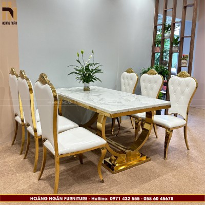 Bàn ghế ăn Luxury HN01