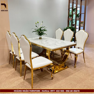 Bàn ghế ăn Luxury HN01