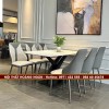 Bộ bàn ăn 6 ghế mặt đá ceramic HN06