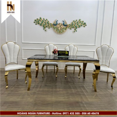 Bàn ghế ăn Luxury HN03