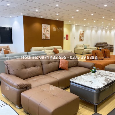 Sofa băng nhập khẩu HN63 kèm đôn