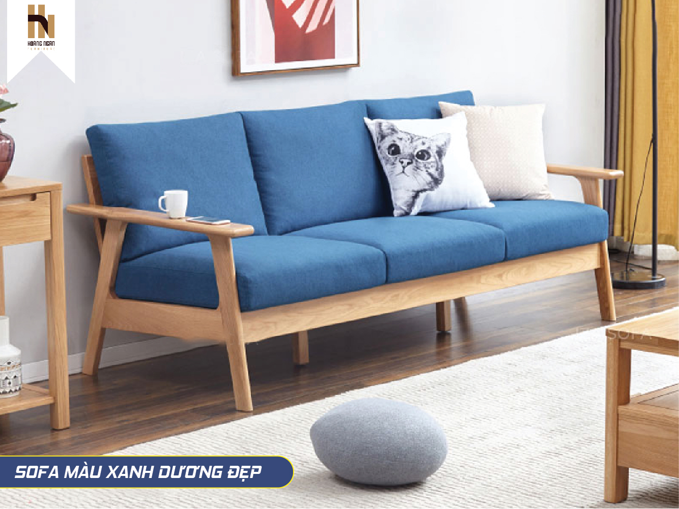 Sofa khung gỗ phong cách châu Âu