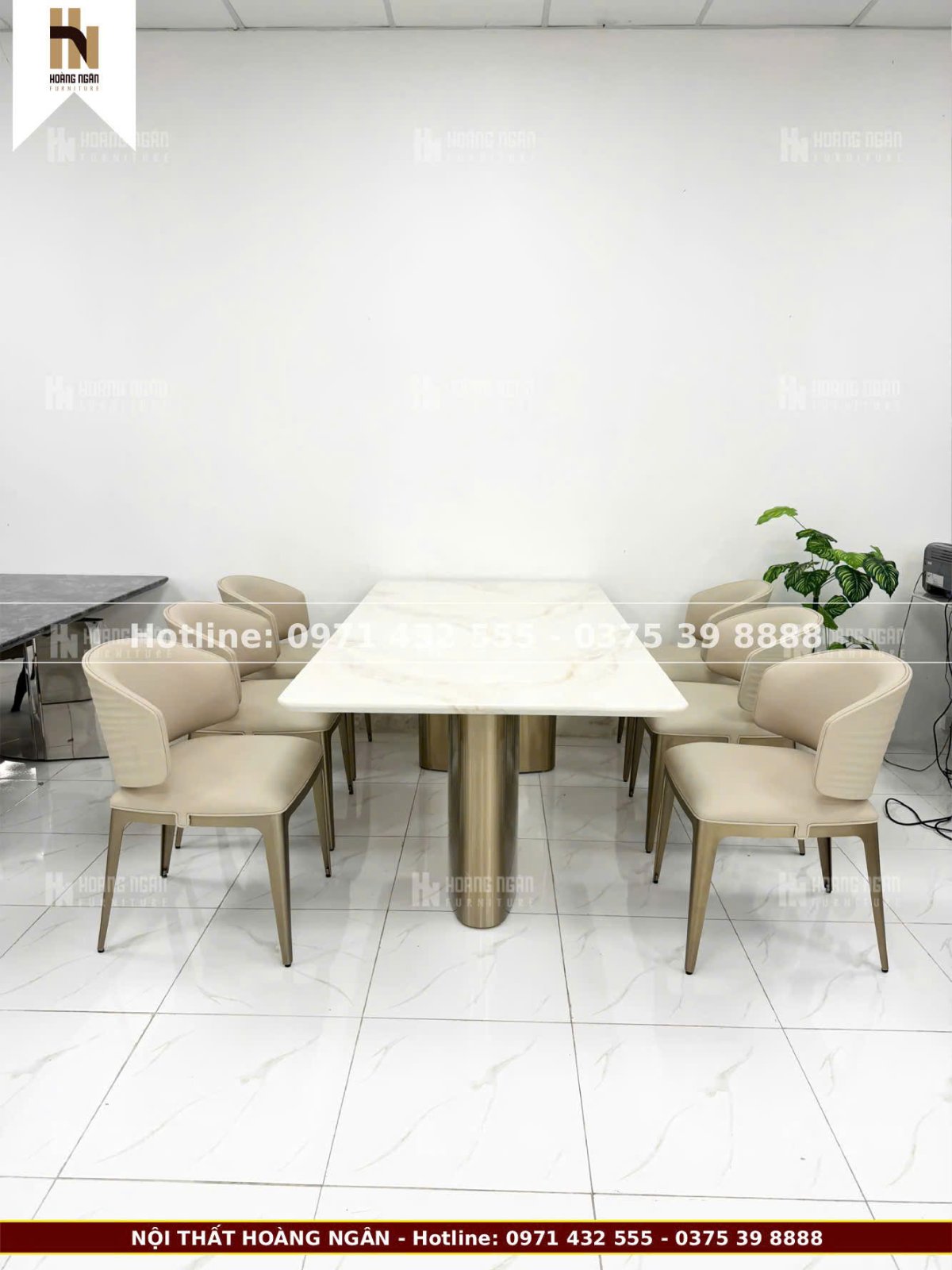 Bộ bàn ăn 8 ghế HN18